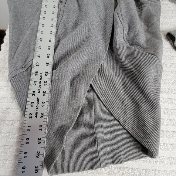 Wilfred Women Open Front Gray Knit Cardigan Sweater XS X-Small Shawl Collar - Picture 7 of 8